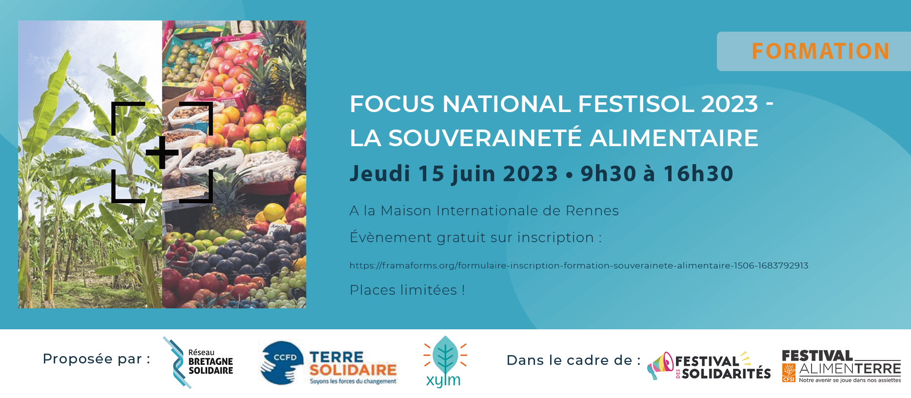 Formation sur la souveraineté alimentaire Réseau Bretagne Solidaire