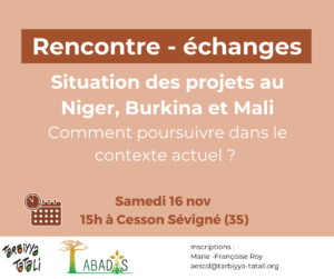 Rencontre Sahel Cesson 17.11