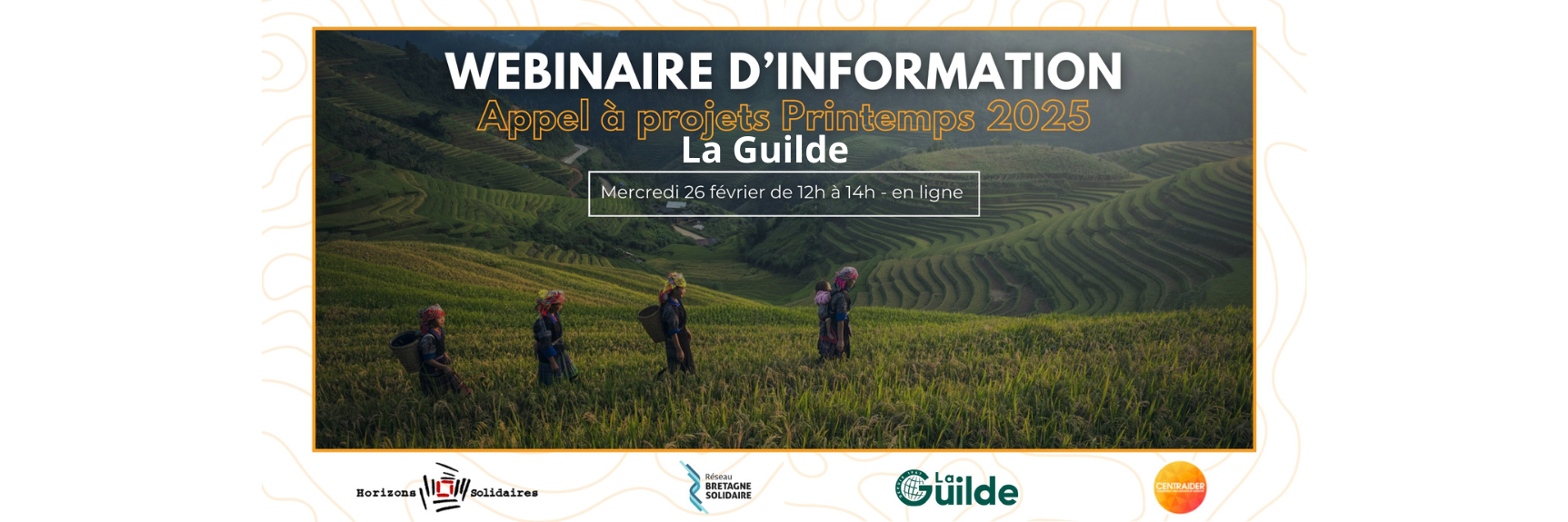 Présentation de l’appel à projet La Guilde de printemps – Mercredi 26 février à 12h en visio